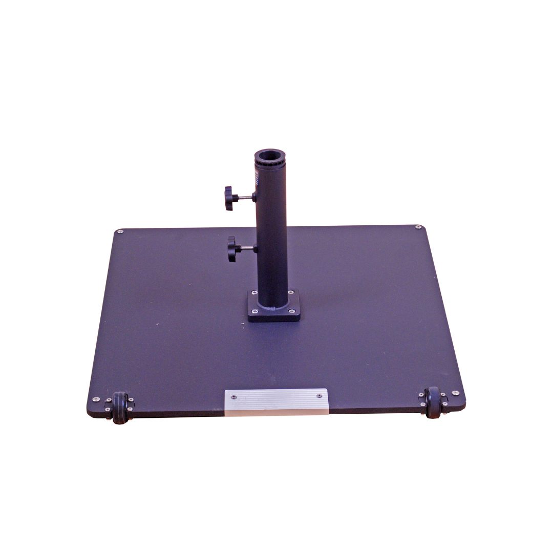 Classic 95lb Umbrella Base with Wheels Black