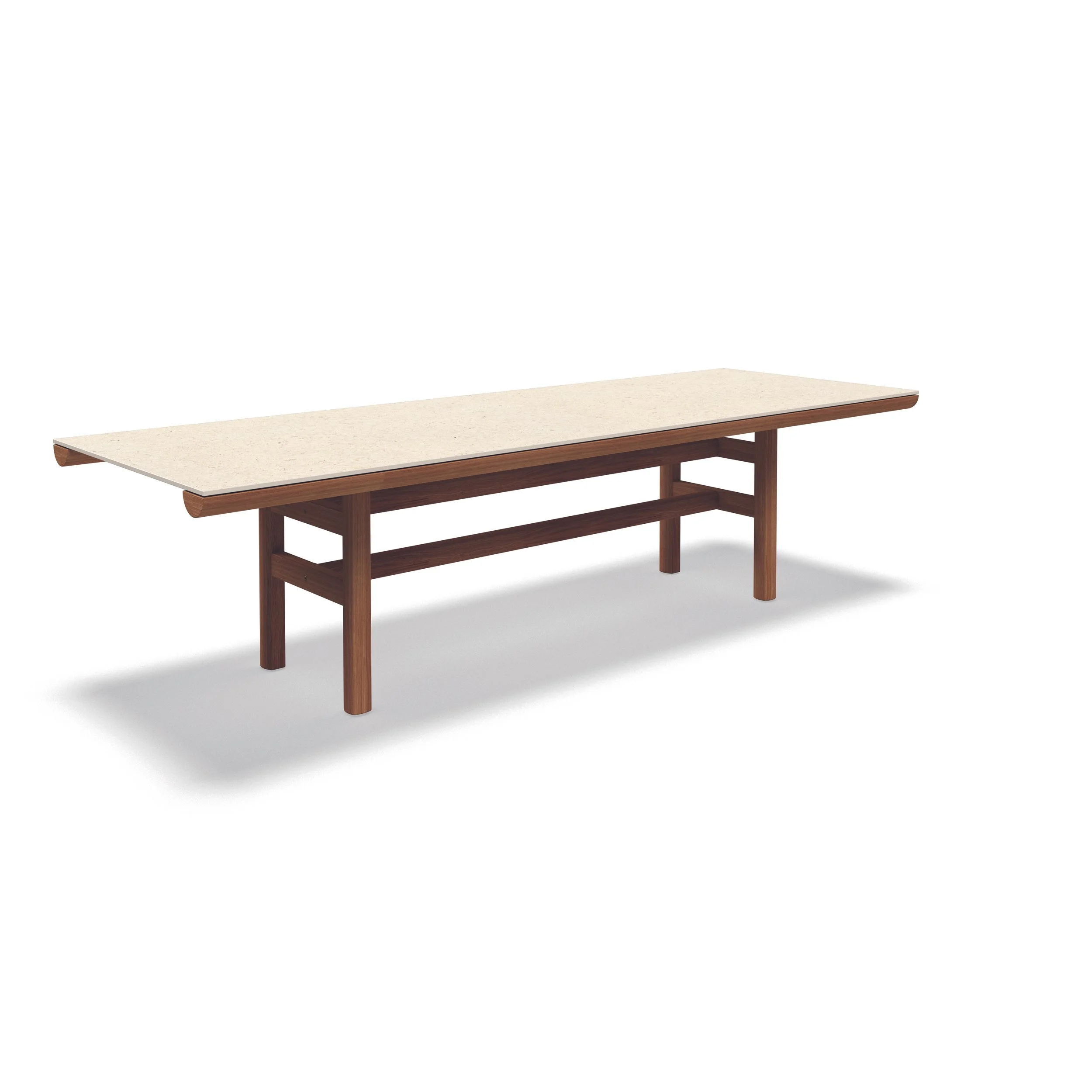 Rail Dining Table Verona Ceramic — Thayer's Hardware and Patio