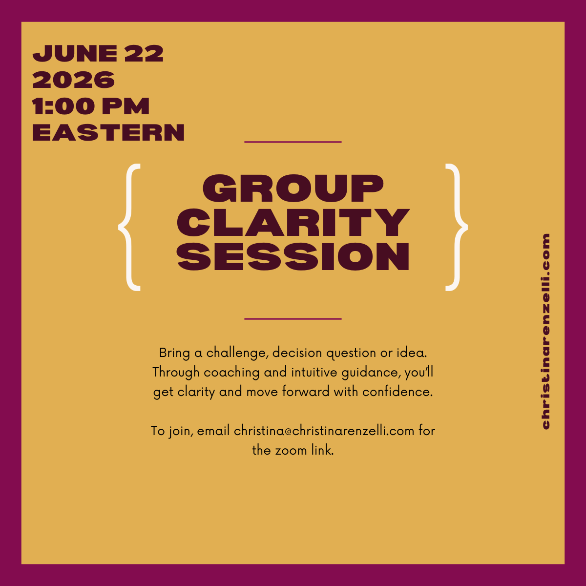 Group Clarity Session
