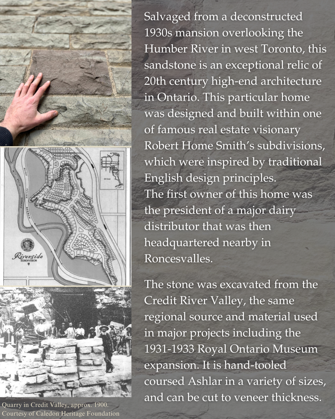 Credit Valley Sandstone: About (pt. 1)