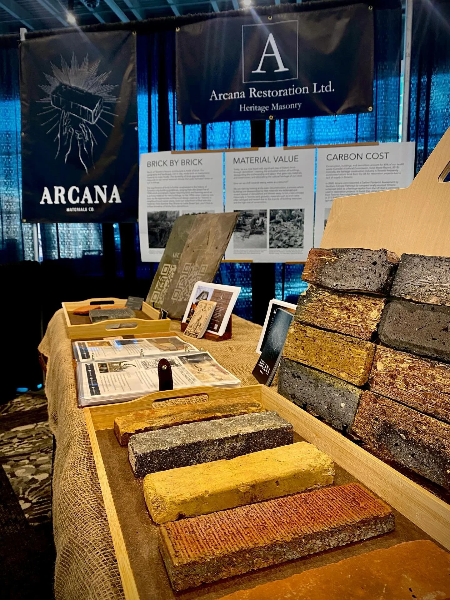 Good morning, Halifax! If you&rsquo;re attending the National Trust &lsquo;Heritage Now!&rsquo; Conference, come visit @arcanamaterials and @arcanarestoration in the Exhibitor Hall! 

Daniel &amp; Diana are showcasing some of our reclaimed materials 