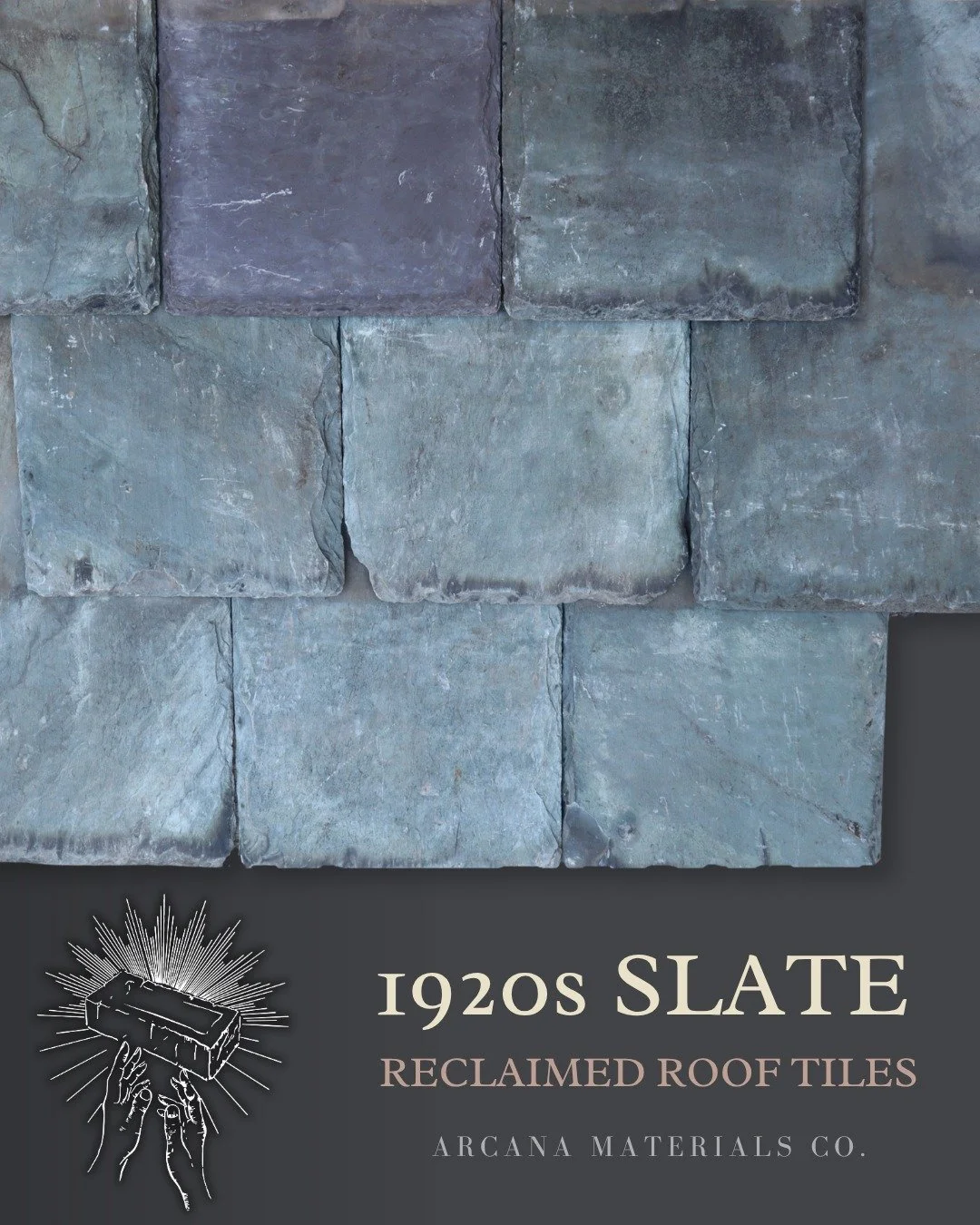 1920s SLATE: Reclaimed Roof Tiles 
Slate has been used as a roofing material in many regions of the world for centuries, and was popular in the late 1800s in Canada. Slate has unmatched longevity and durability and is found on many prestigious Toront