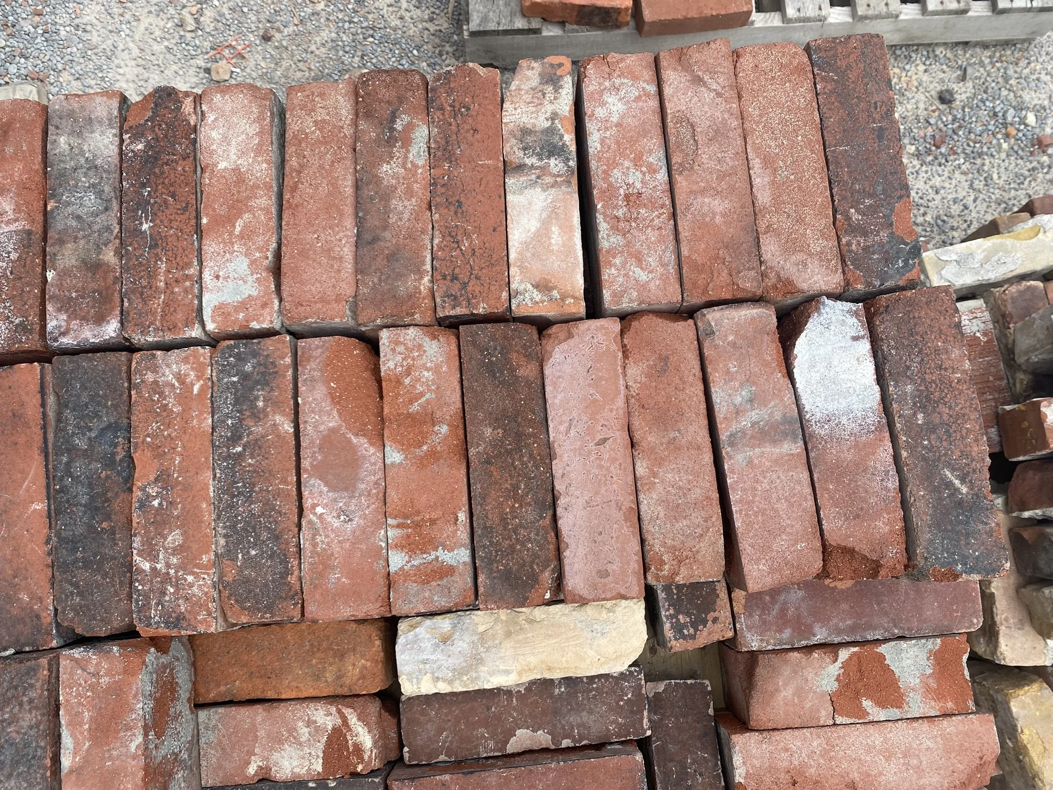 Mixed Miscellaneous Tumbled Red Brick