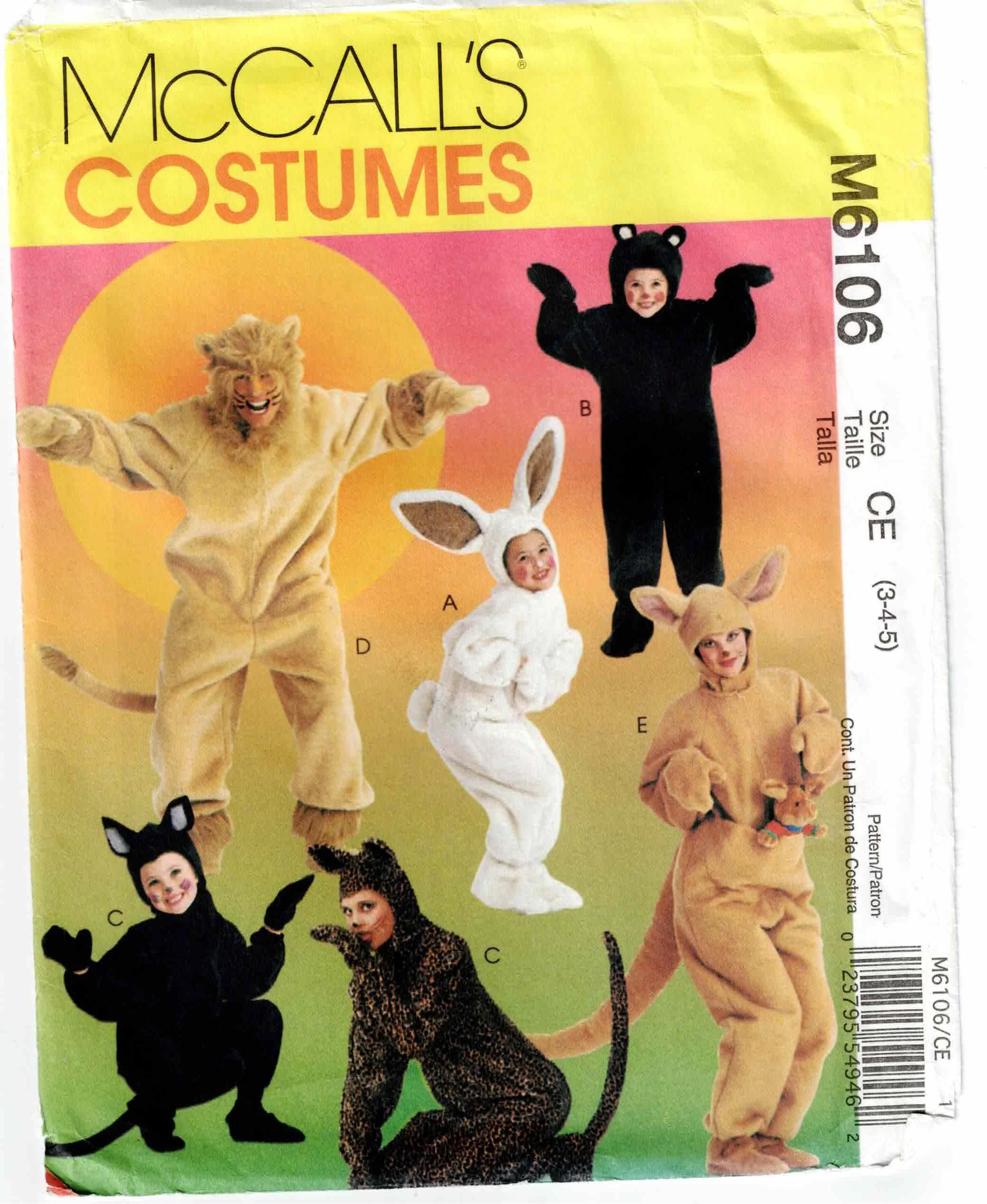 McCall's Pattern #M6106 Circa 2010 - Size range 3/4/5