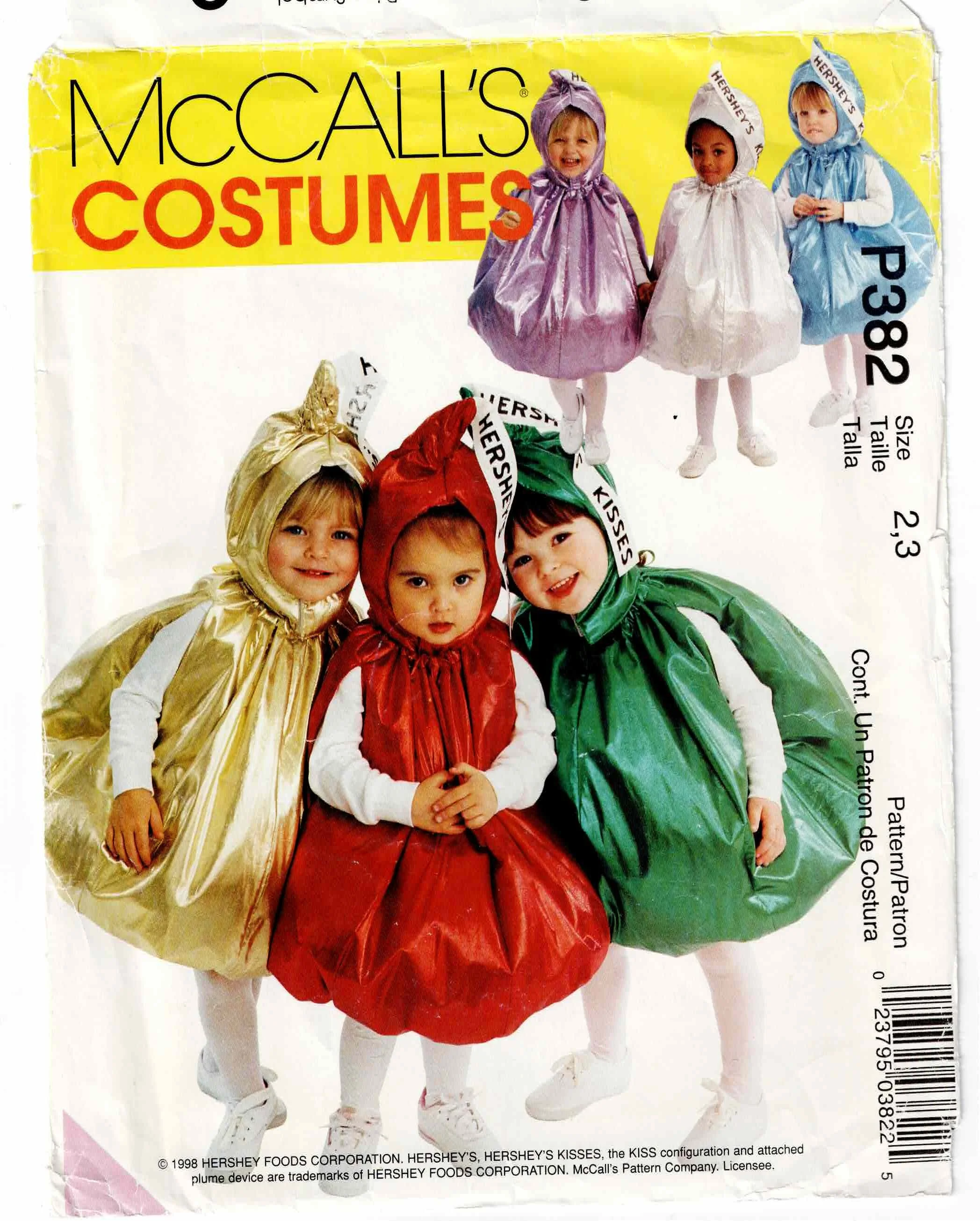 Simplicity Pattern #P382 Circa 1998 - Size range 2/3