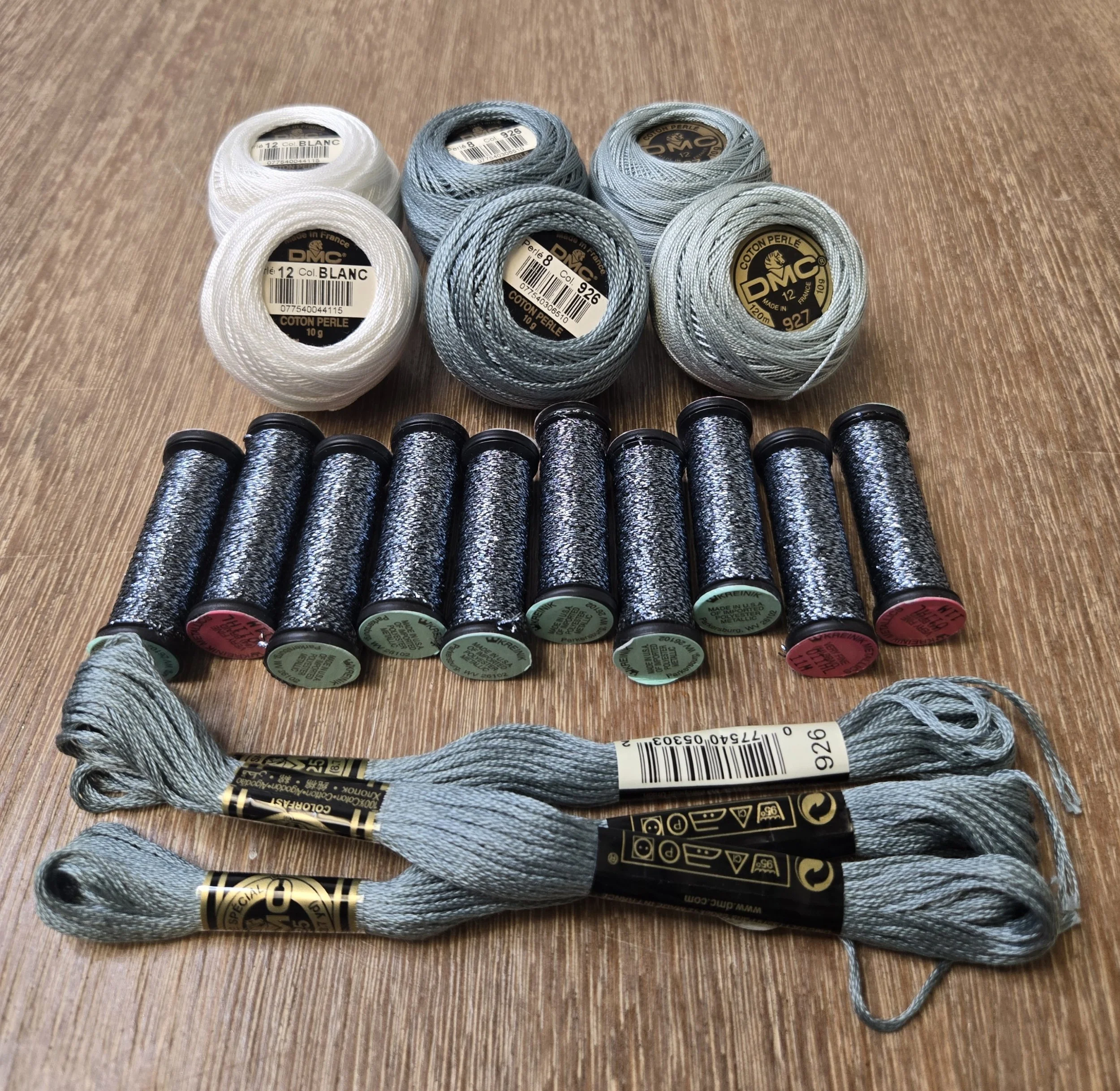 "Out of the Blue" Embroidery Thread Bundle