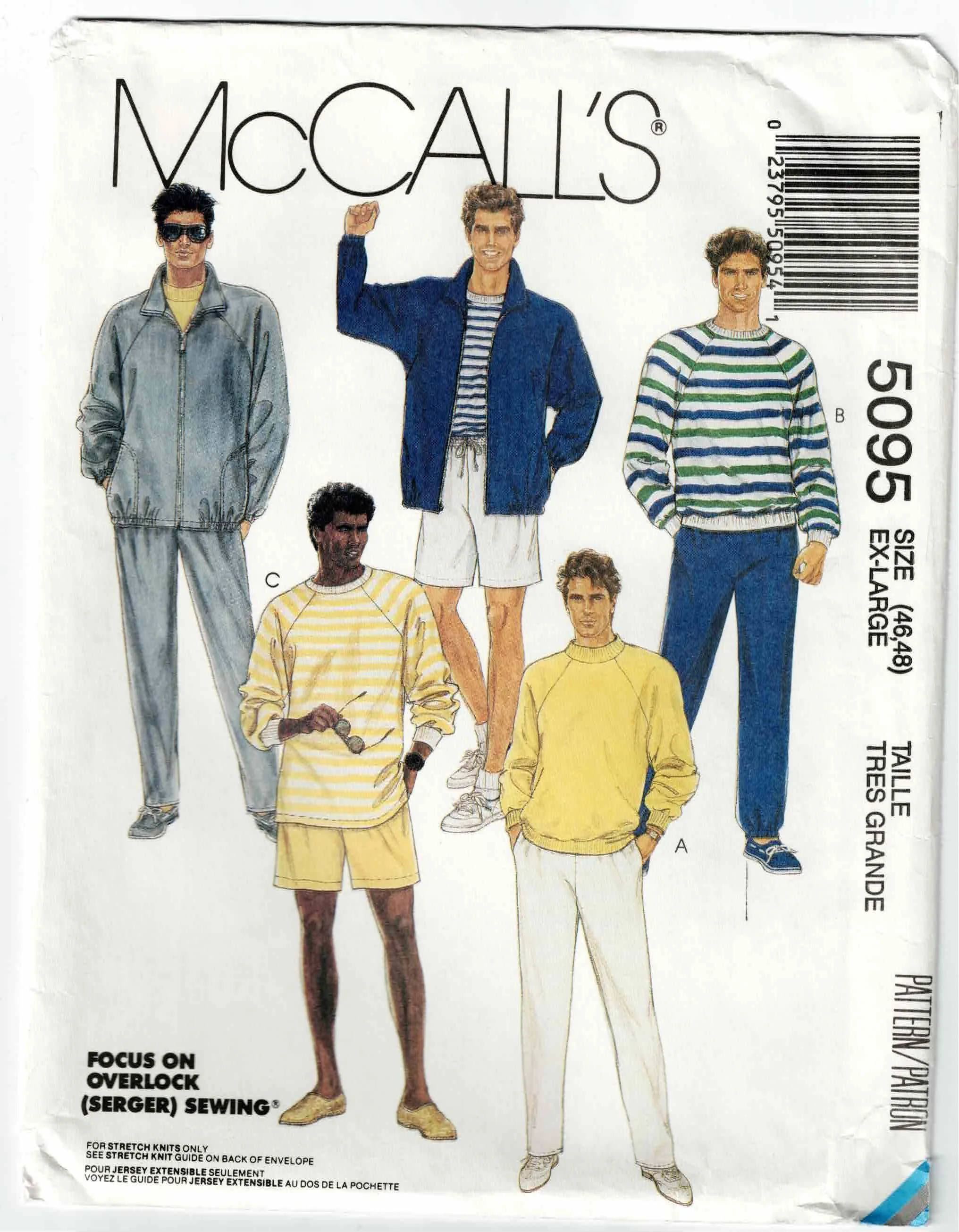 McCall's Pattern #5095 Circa 1990 - Size range 46/48