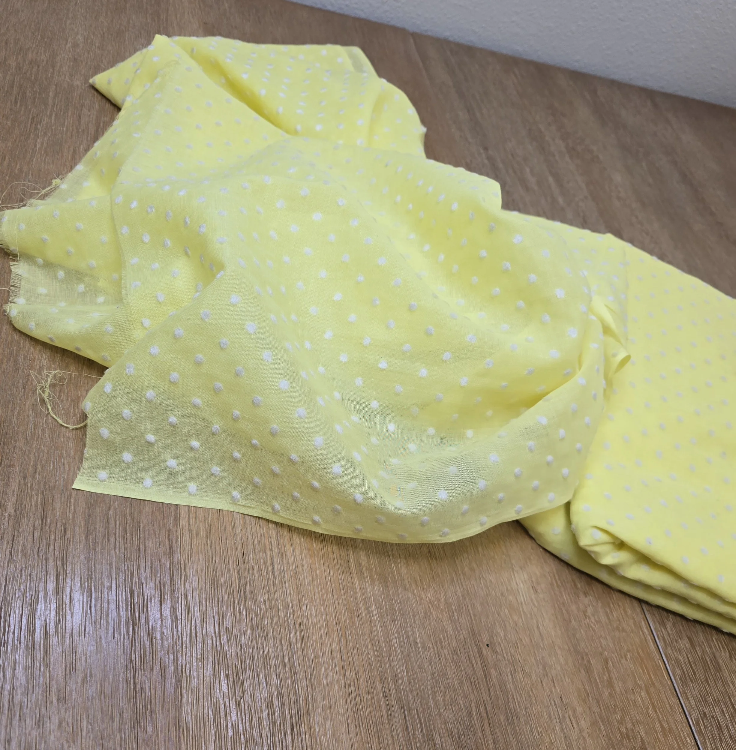 Truly Vintage Yellow Polka Dot