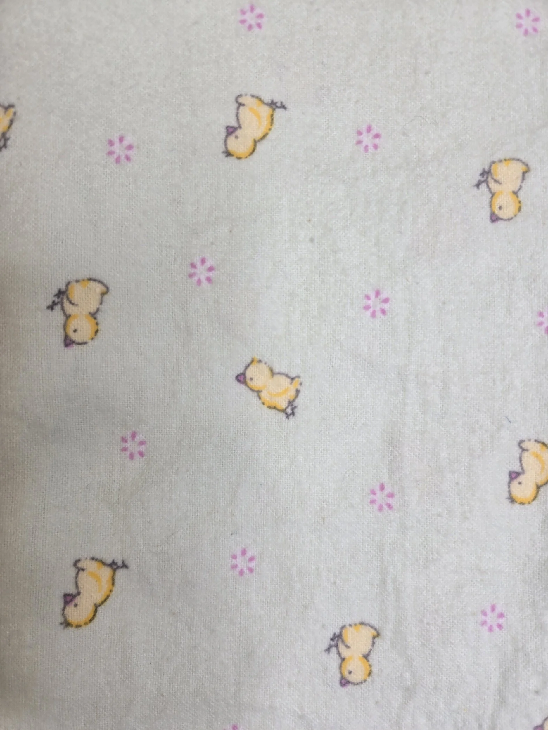 Chicks on Mint Green Background - Flannel