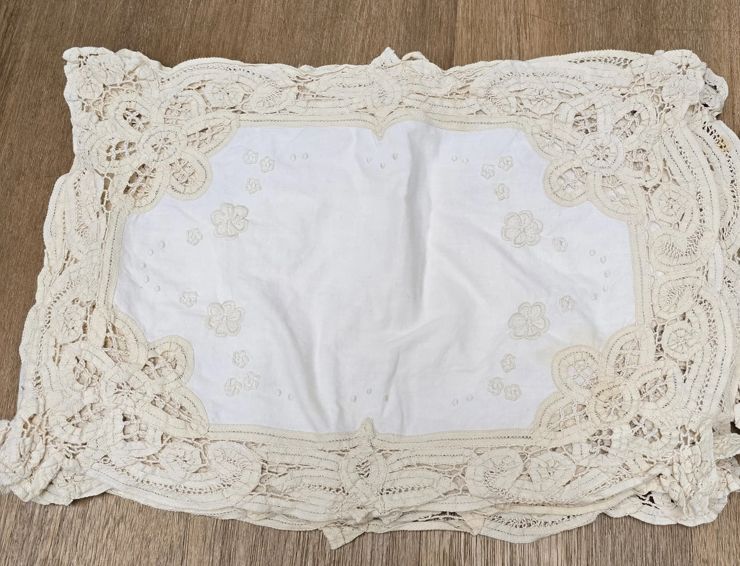 Antique Cotton Doilies/Placemats Set of 6