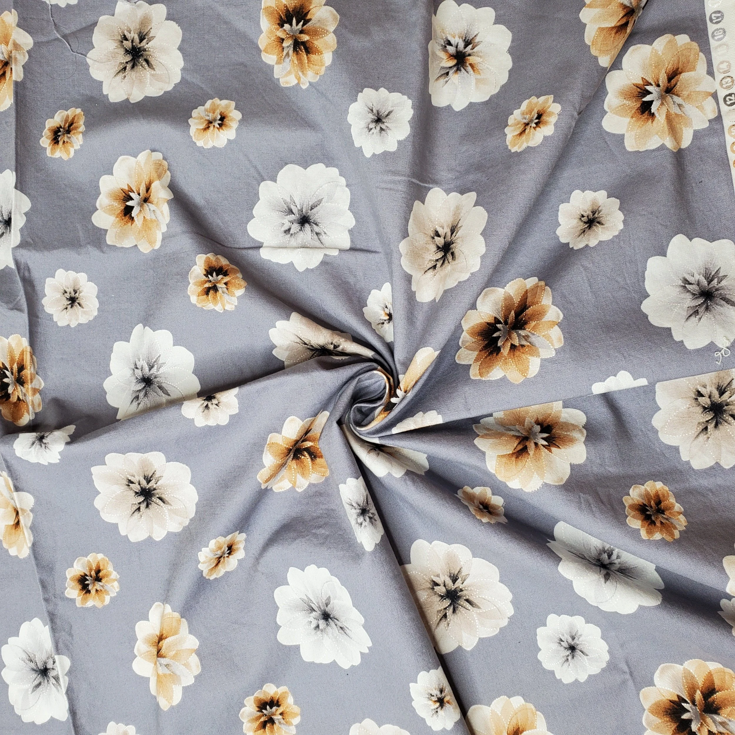 Gray Floral