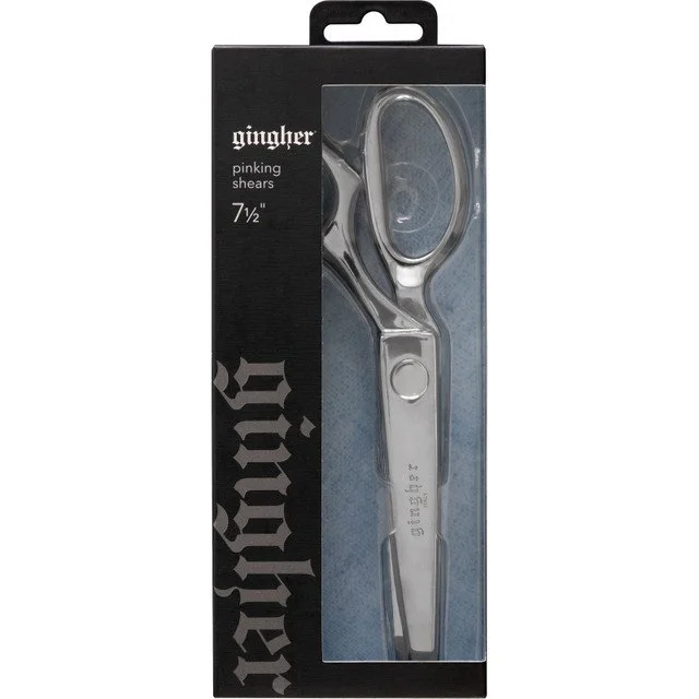 Gingher 7-1/2" Nickel Pinking Shears