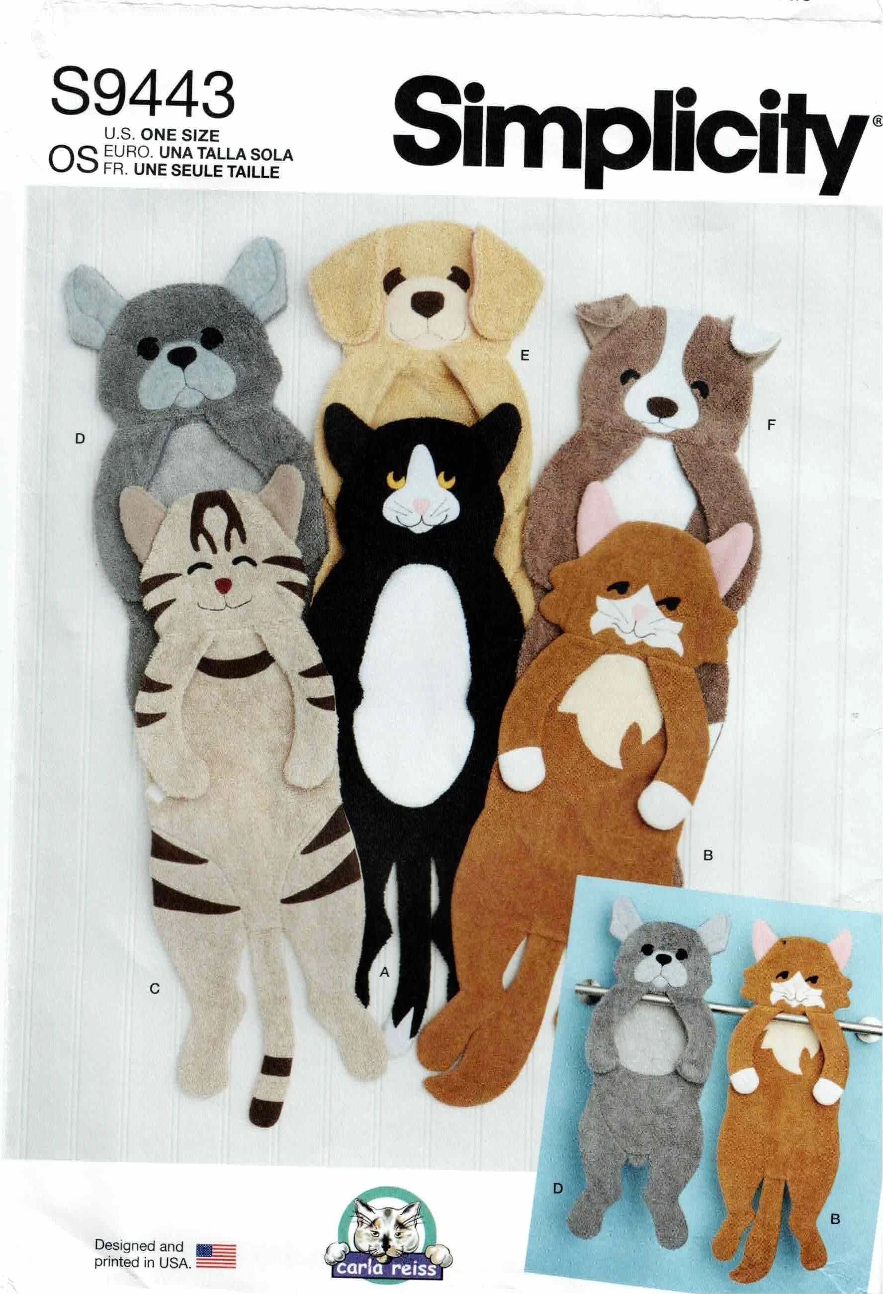 Simplicity Pattern #S9443 Circa 2021 - One Size