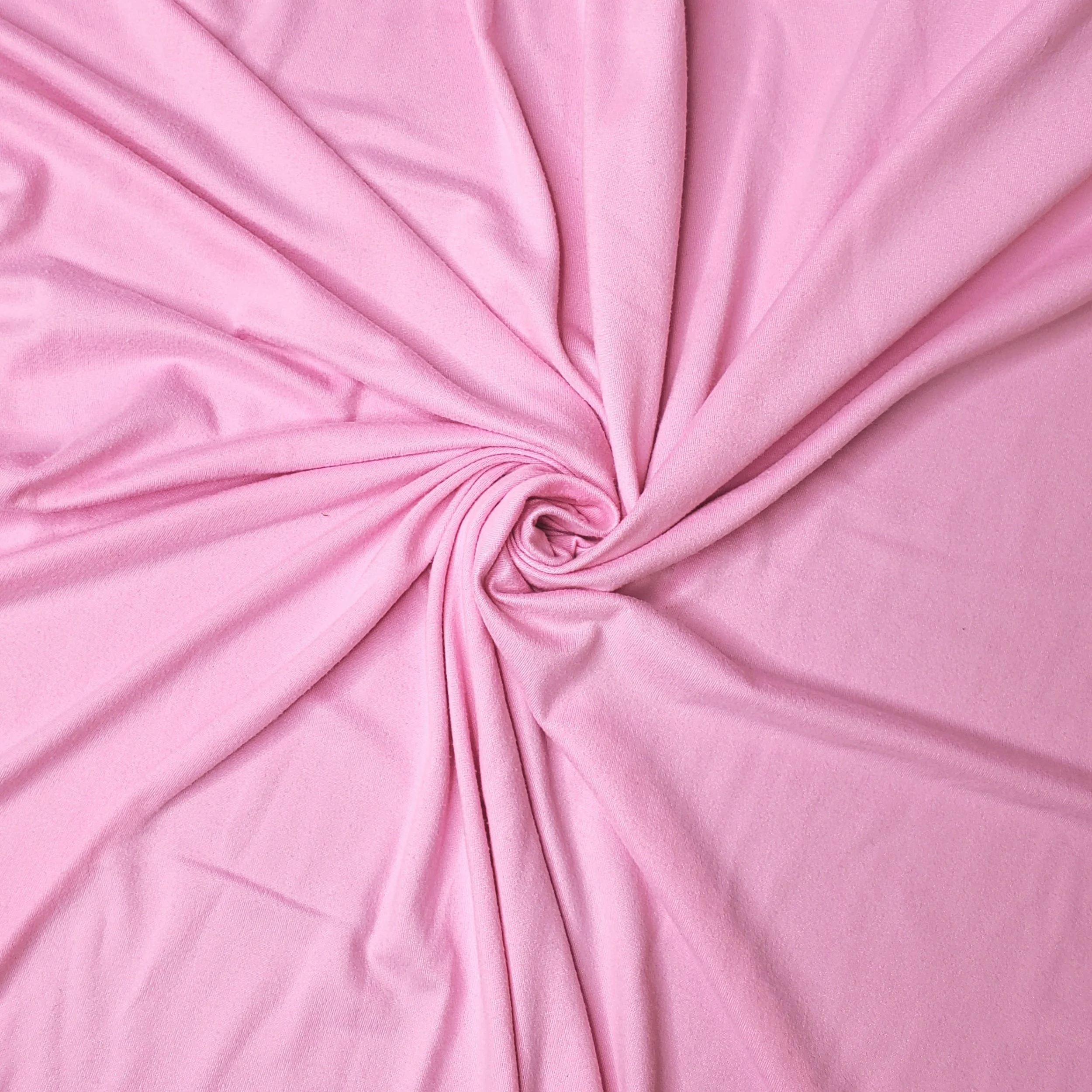 Perfect Pink Double Brushed Poly Knit