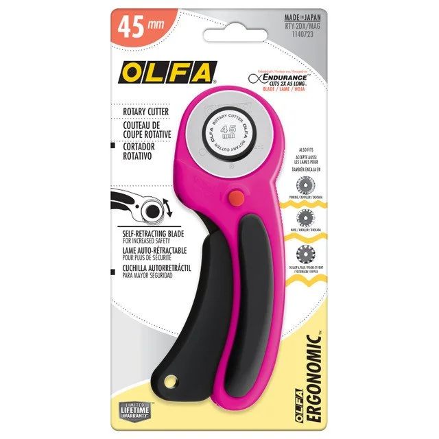 OLFA Ergonomic Rotary Cutter 45MM