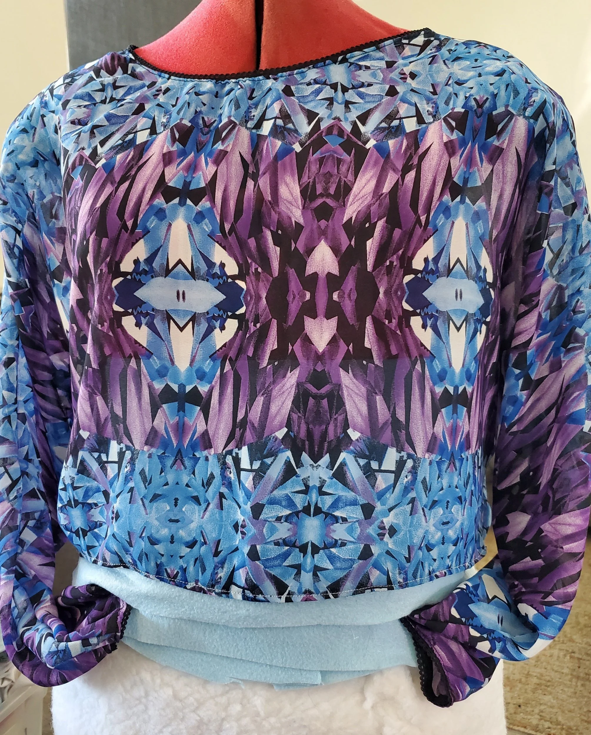Amethyst & Blue Chiffon (M) - Cherry Baum Designs