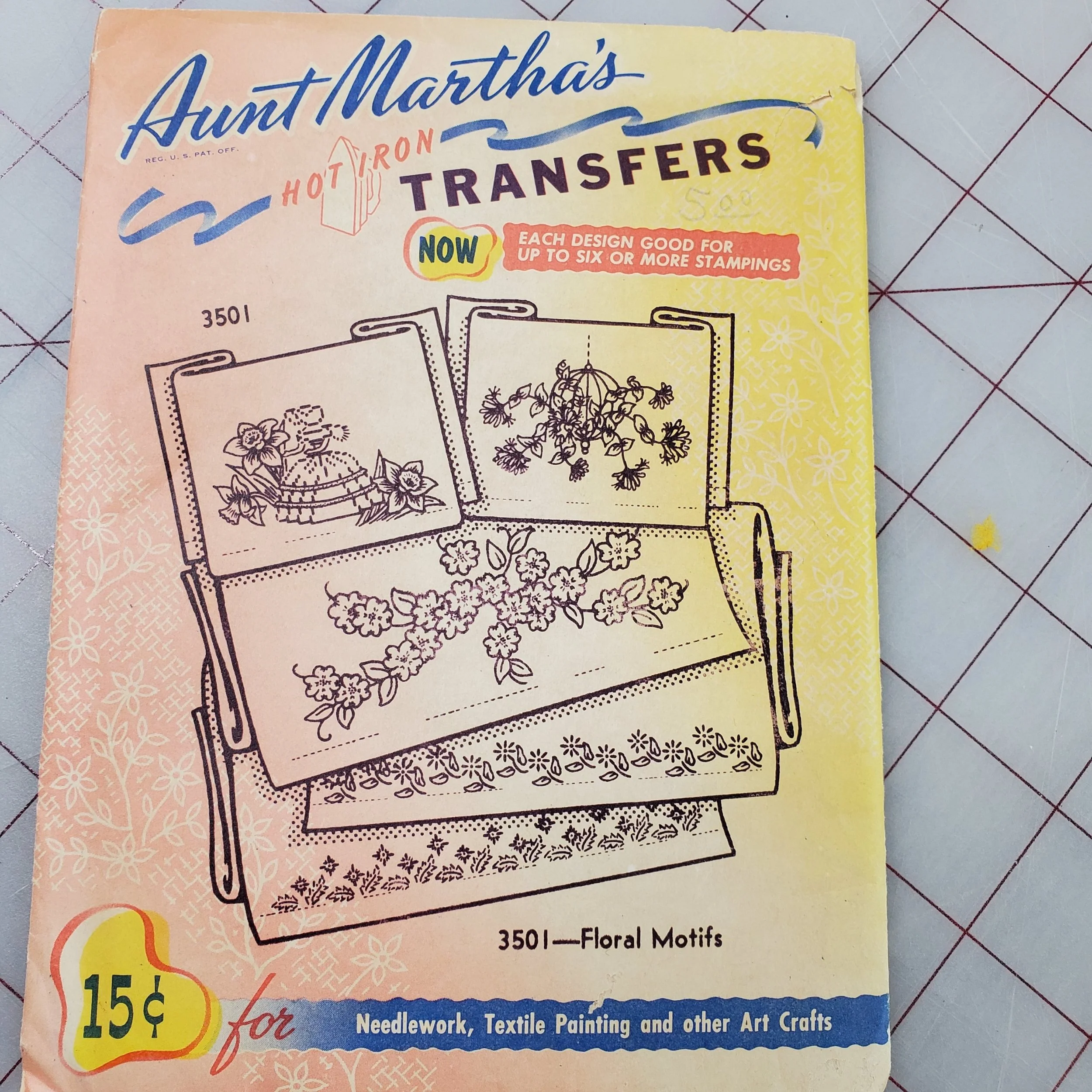 OMG - Aunt Martha's HOT (iron transfers)