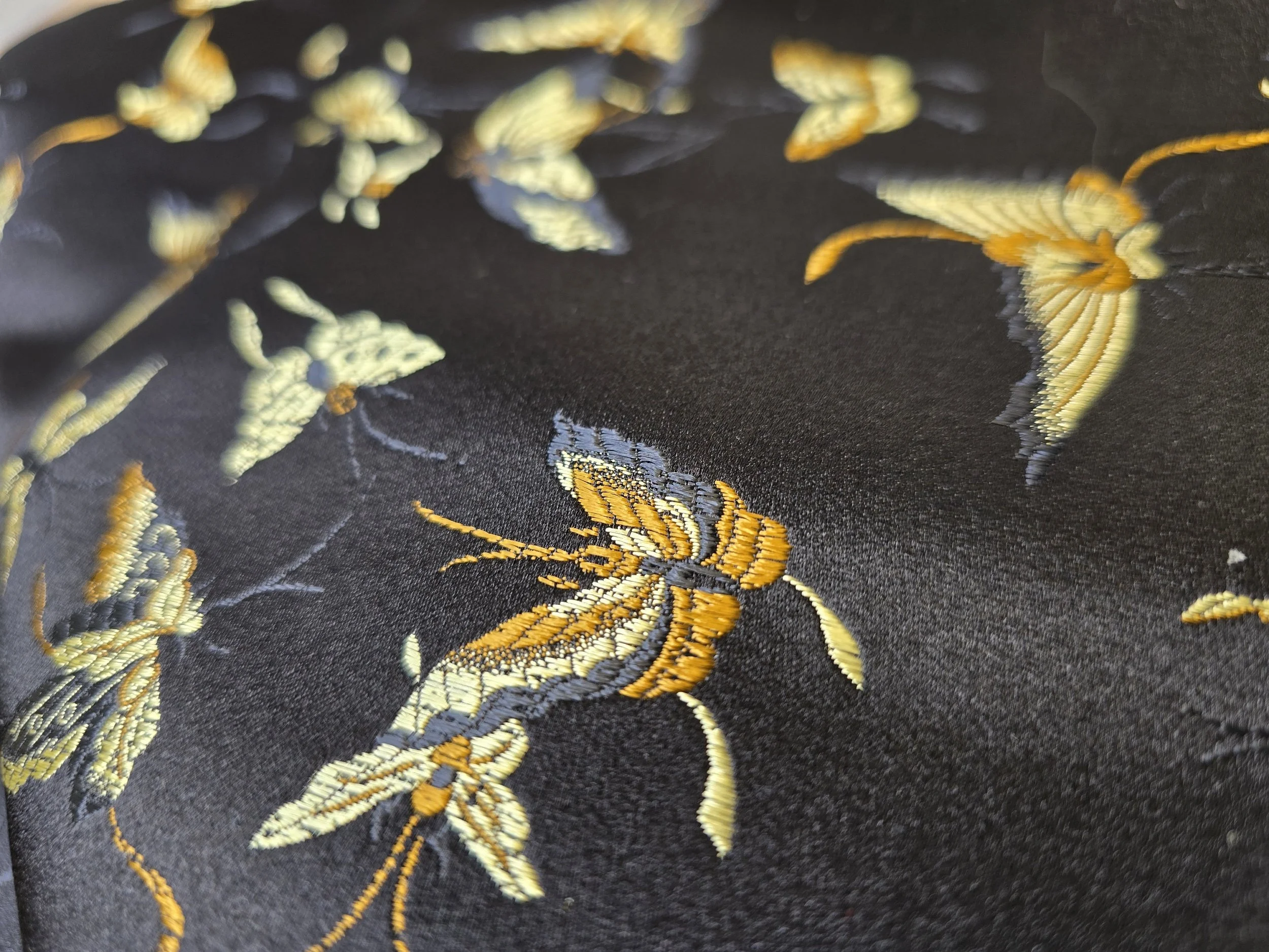 Black Butterfly Brocade