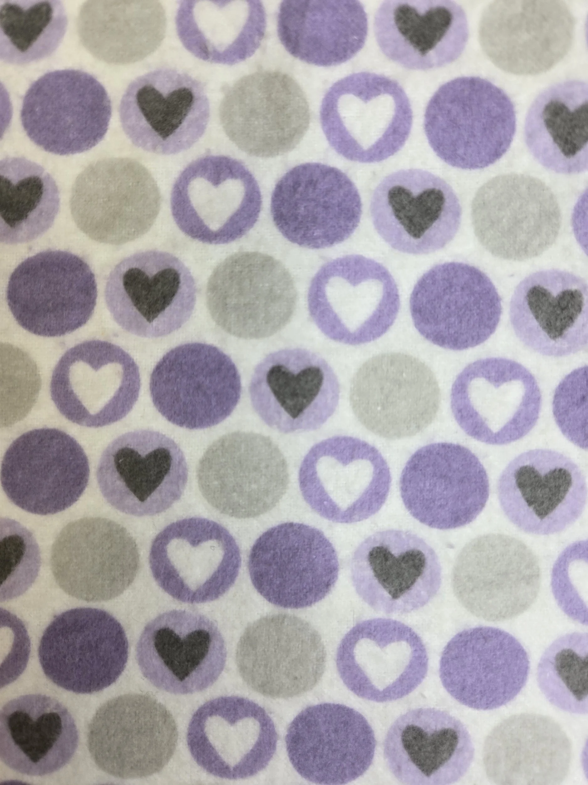 Purple Hearts - Flannel