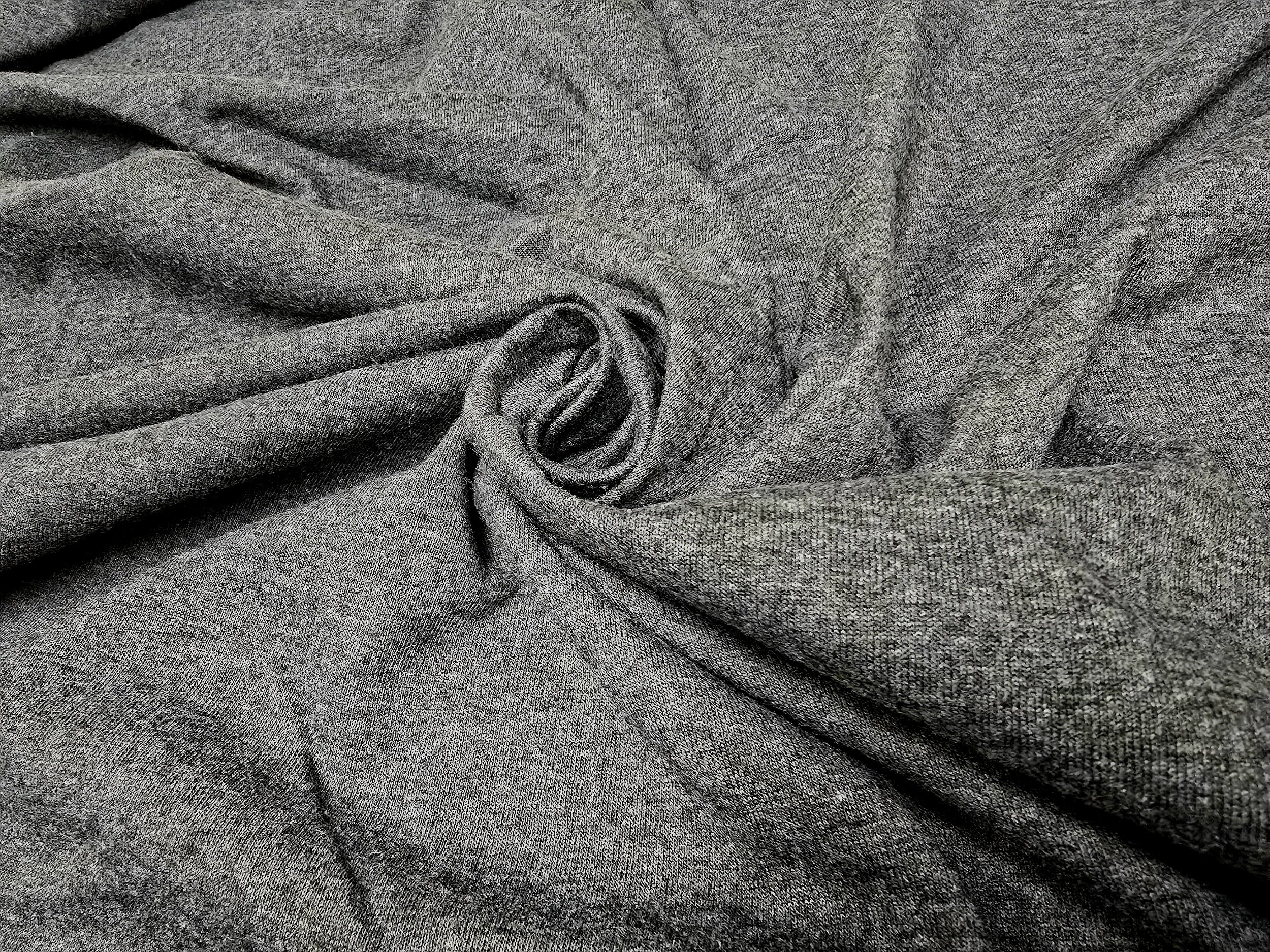 Dark Heather Grey Tee Knit