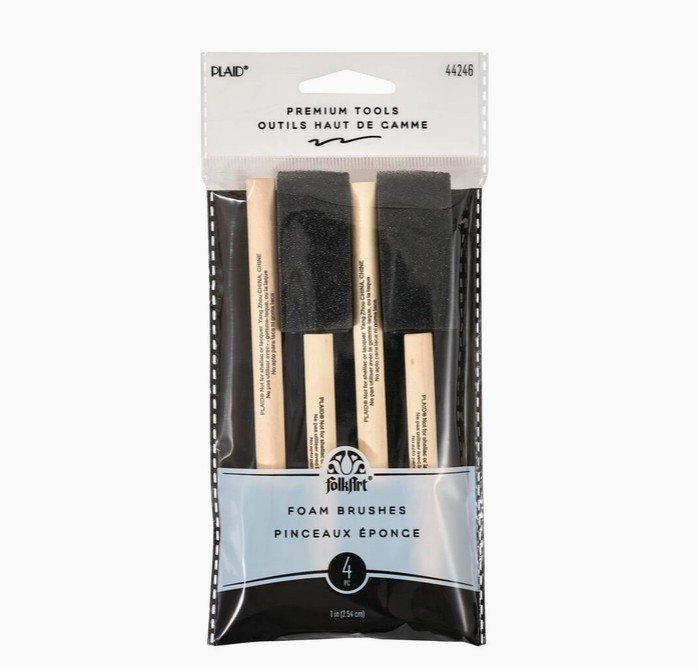 Folkart ® Foam Brush Set, 4-Piece