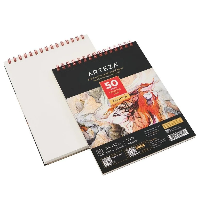 Arteza® Drawing Pad, 8" X 10", 50 Sheets