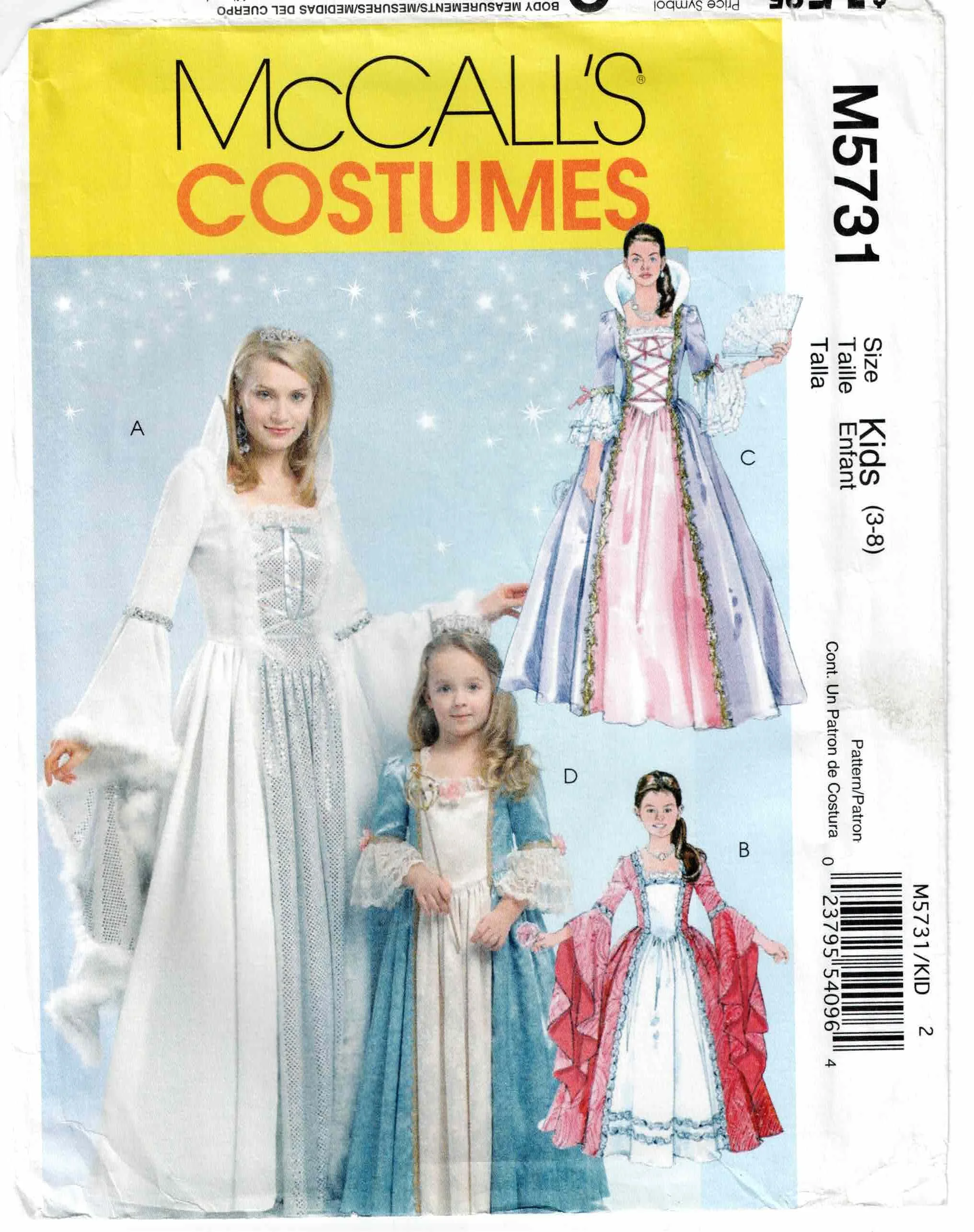 McCall's Pattern #M5731 Circa 2008 - Size range 3-8