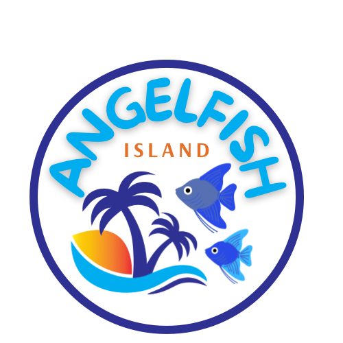 Angelfish Island logo designed by Houde Solutions