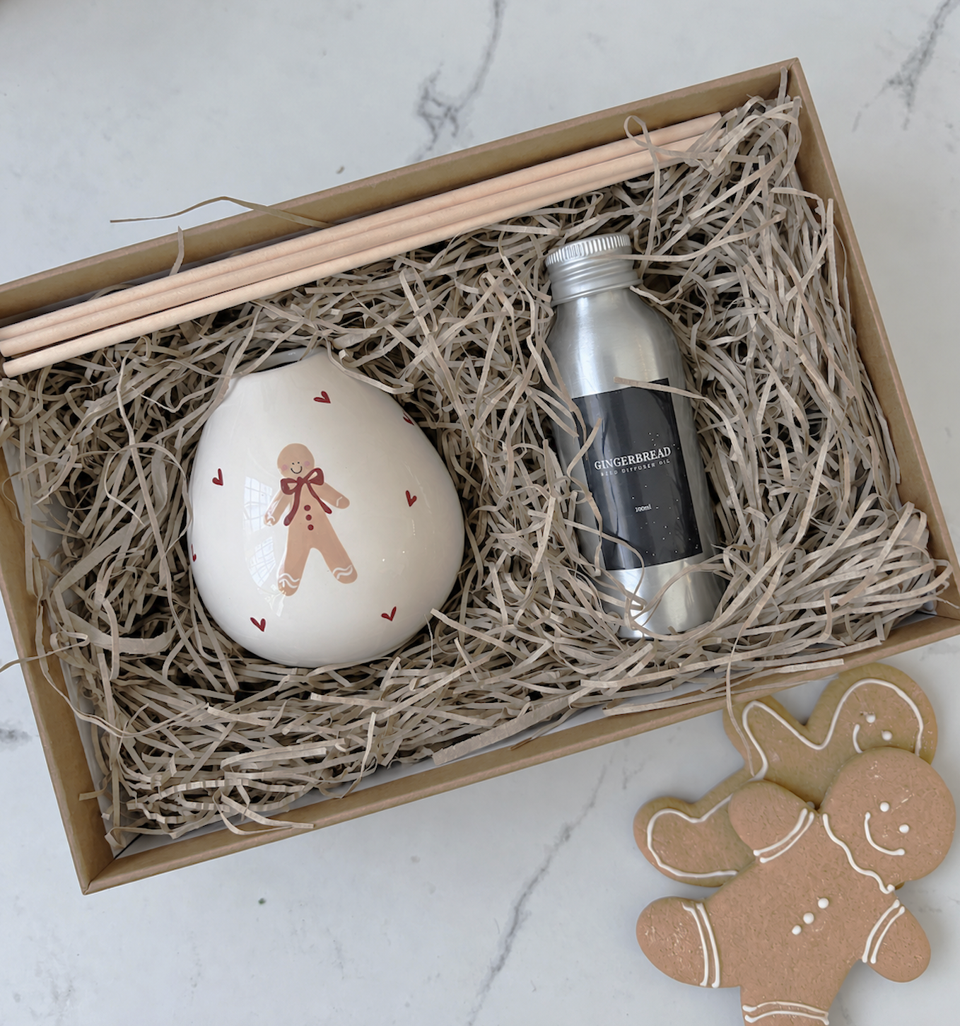 Gingerbread Reed Diffuser Set