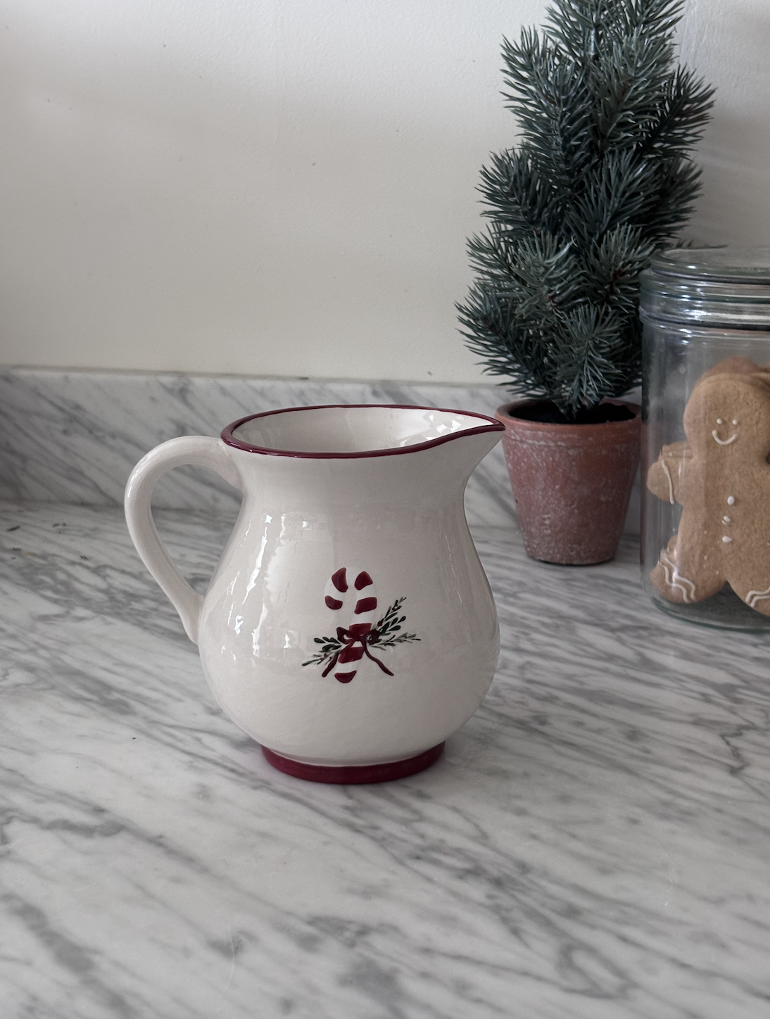 Candy Cane Lane Custard Jug