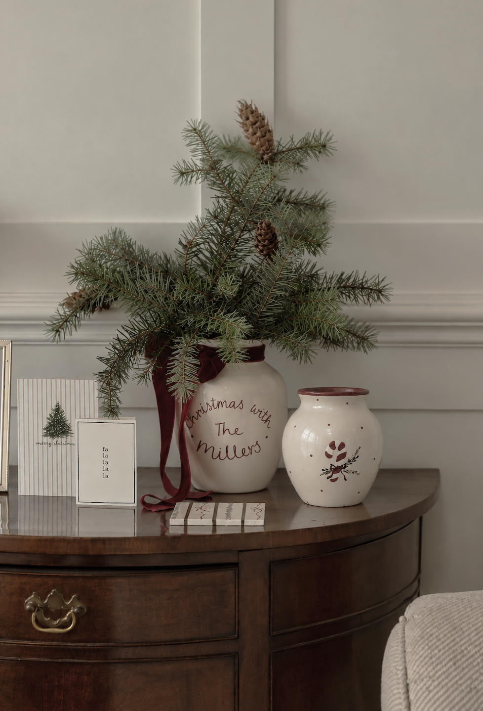 Candy Cane Lane Small Vase