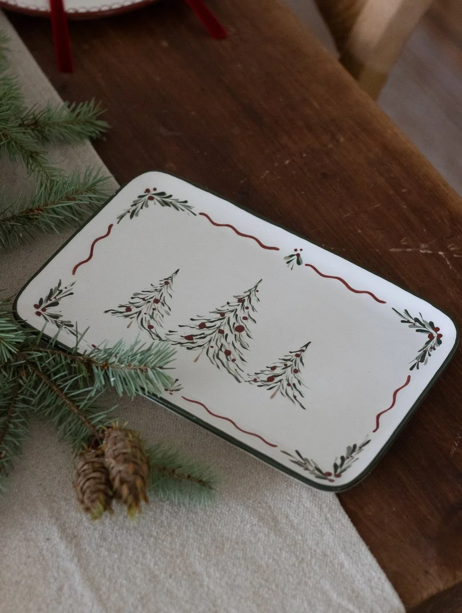 Winter Woodland Rectangle Platter 26cm