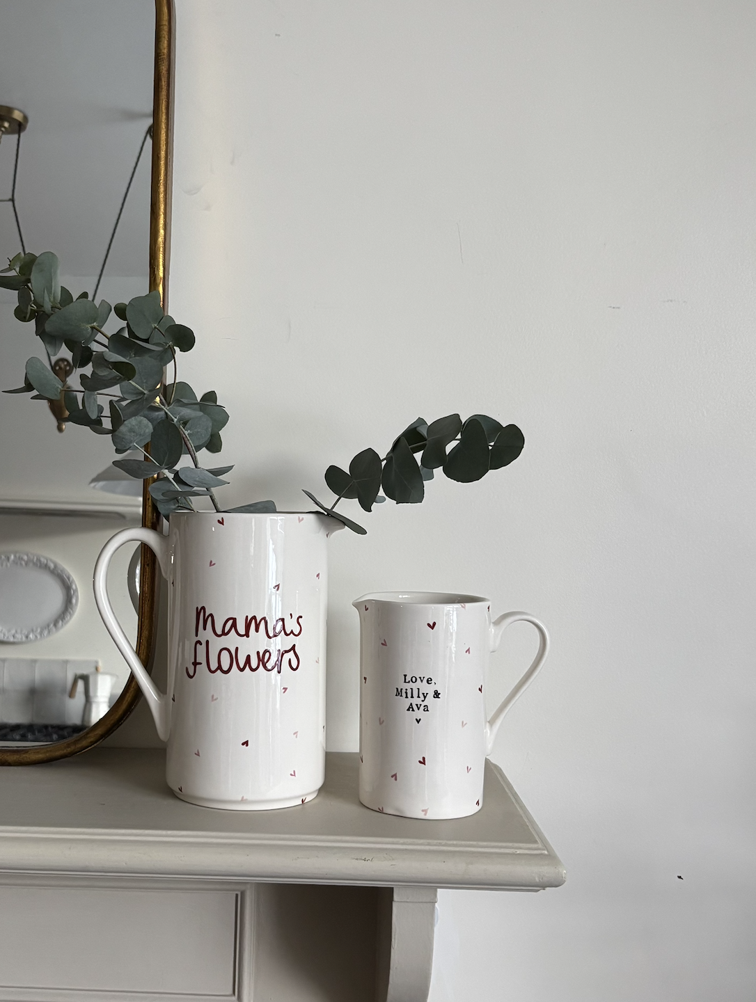 Little Love Hearts PERSONALISED Jug