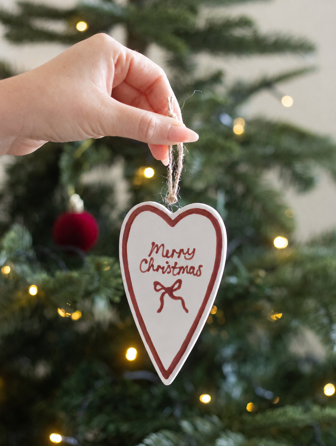 Classic 'Merry Christmas' Hanging decor