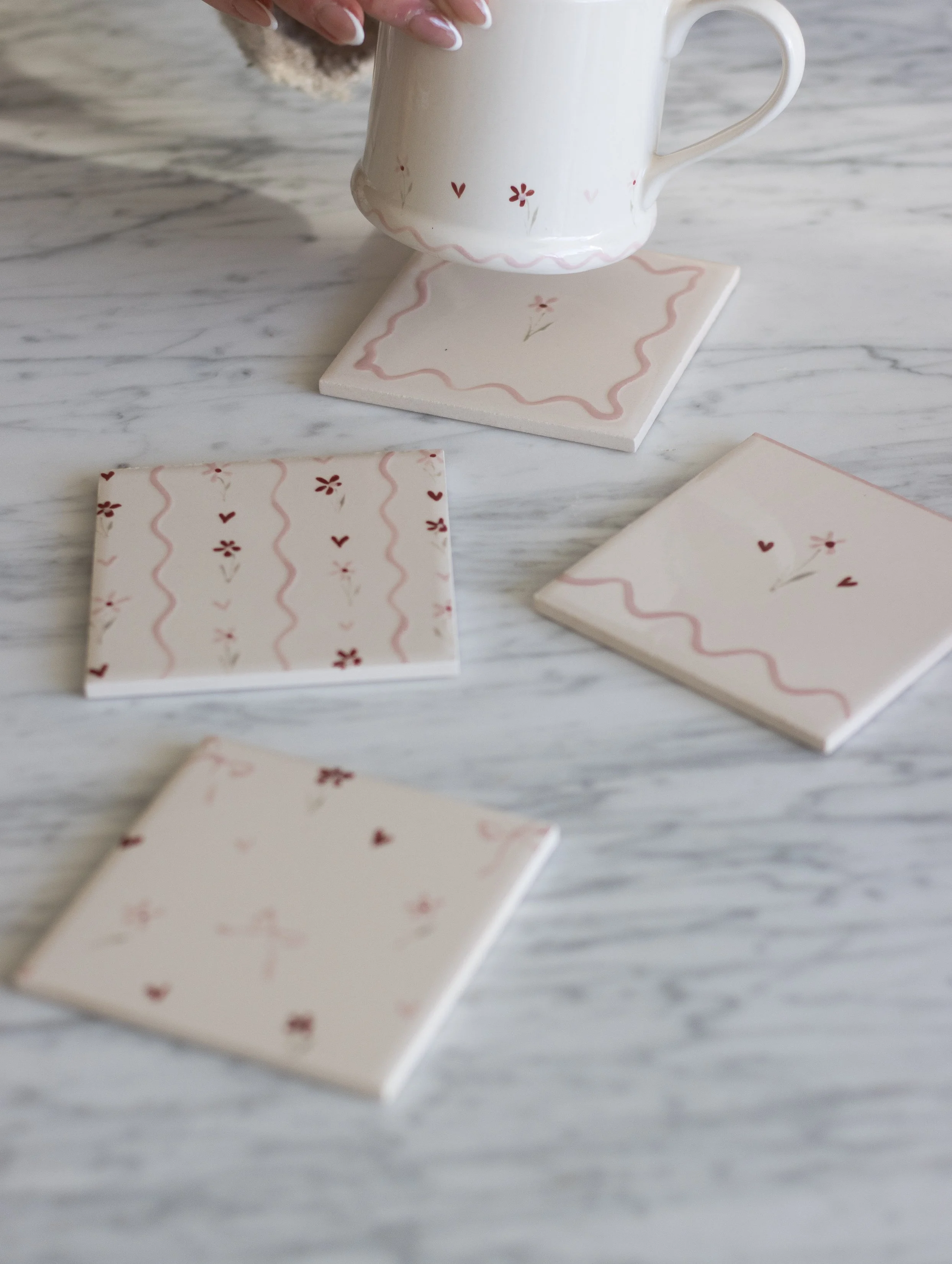 Little Bloom Set of 4 Coasters