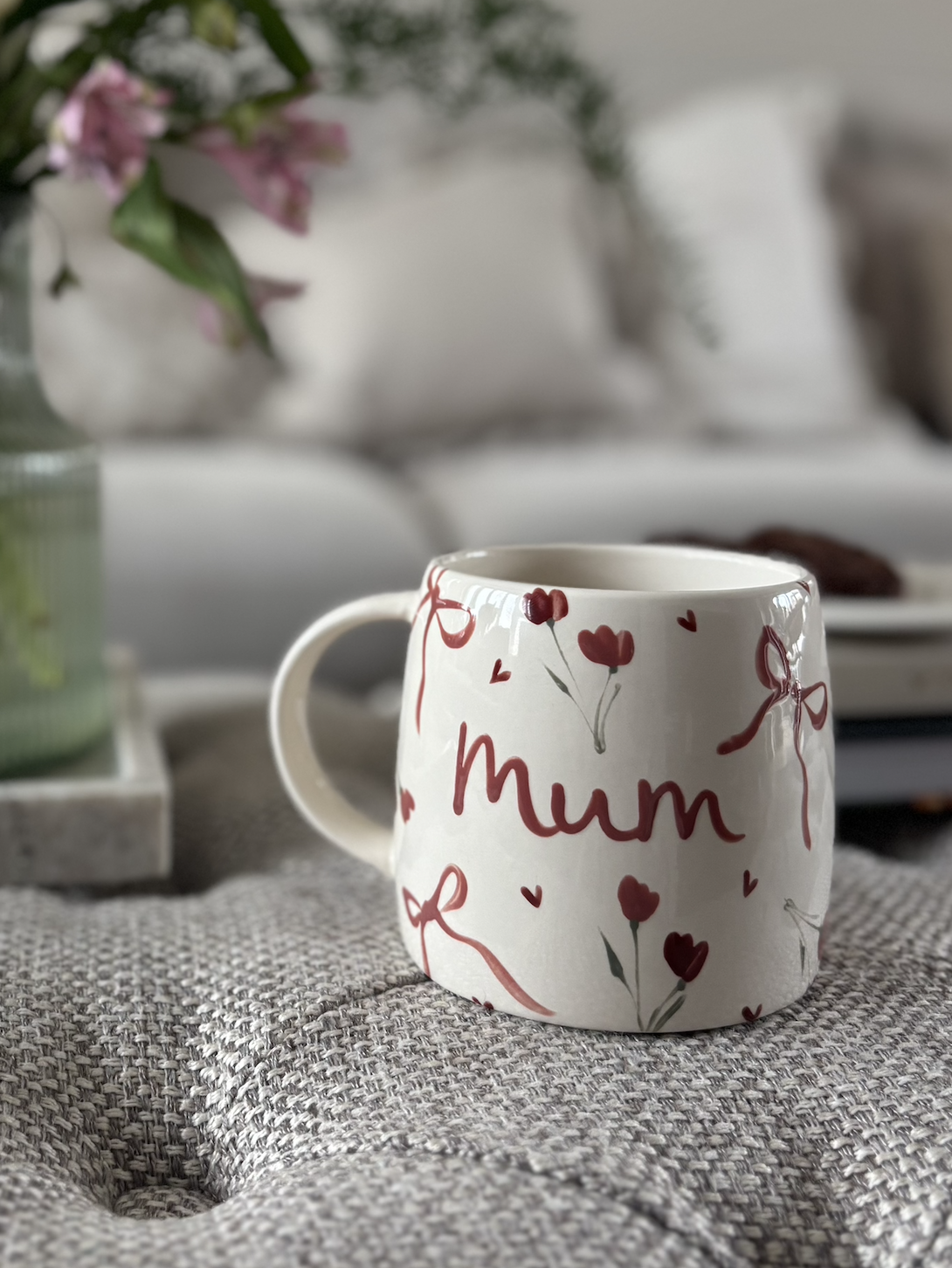 Tulip Blush PERSONALISED Suzie Mug