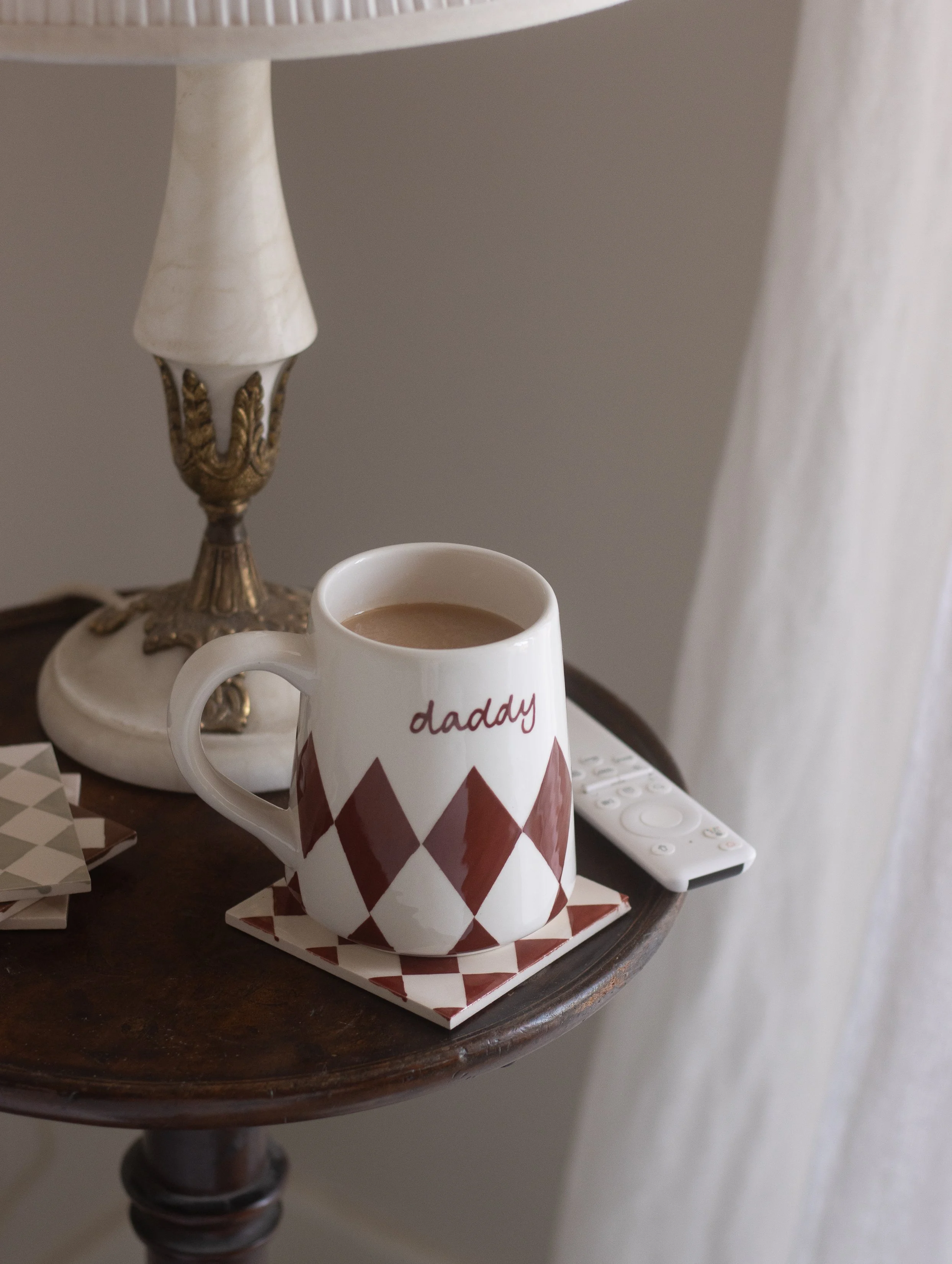 Personalised Harlequin Tall Mug