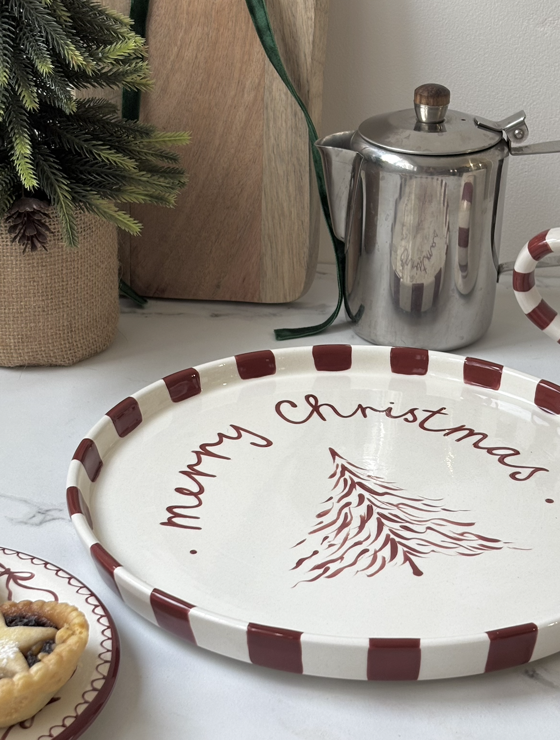 Merry Christmas Serving Plate 26cm