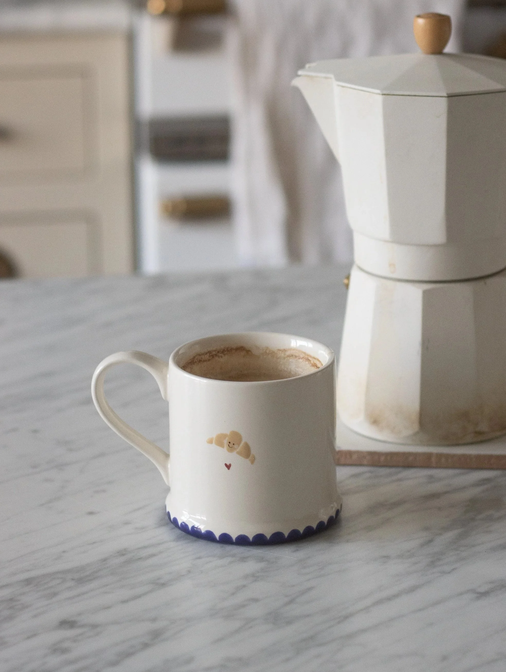 Croissant Club Country Mugs