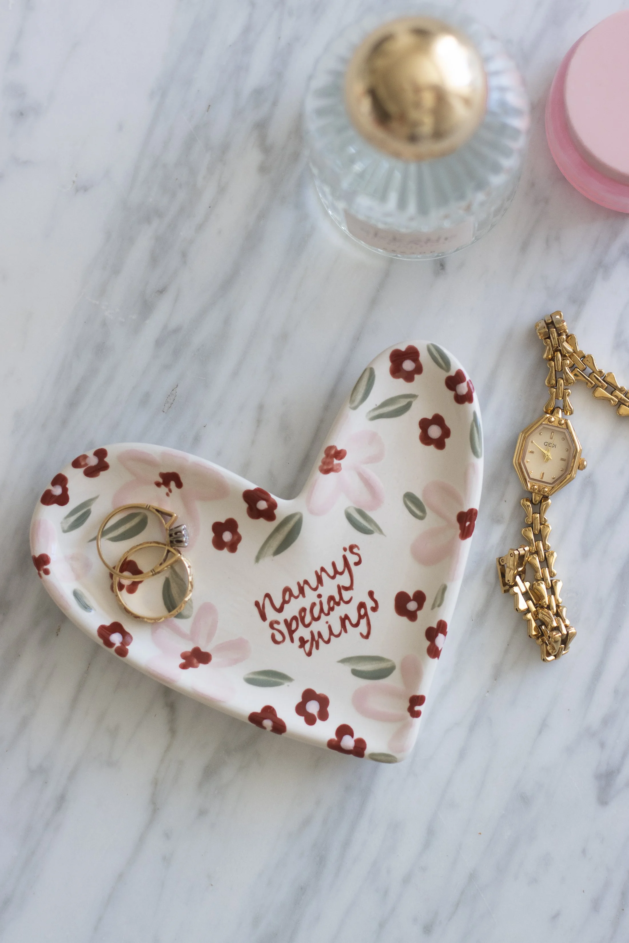 Pink Meadow Trinket Dish