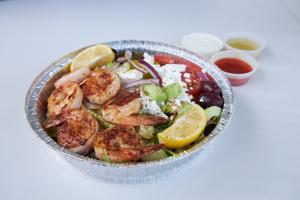 Grilled Jumbo Shrimp Platter —
