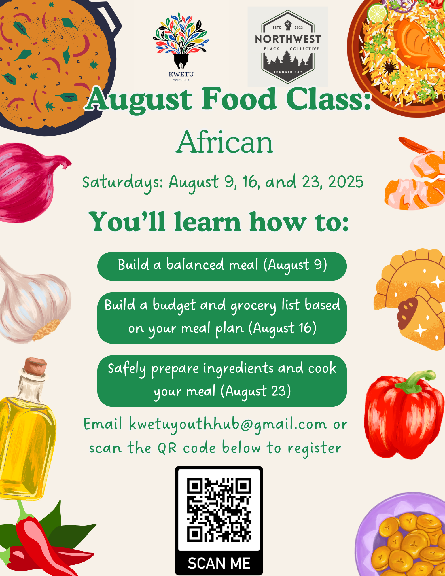 Food Class: African (session 2)