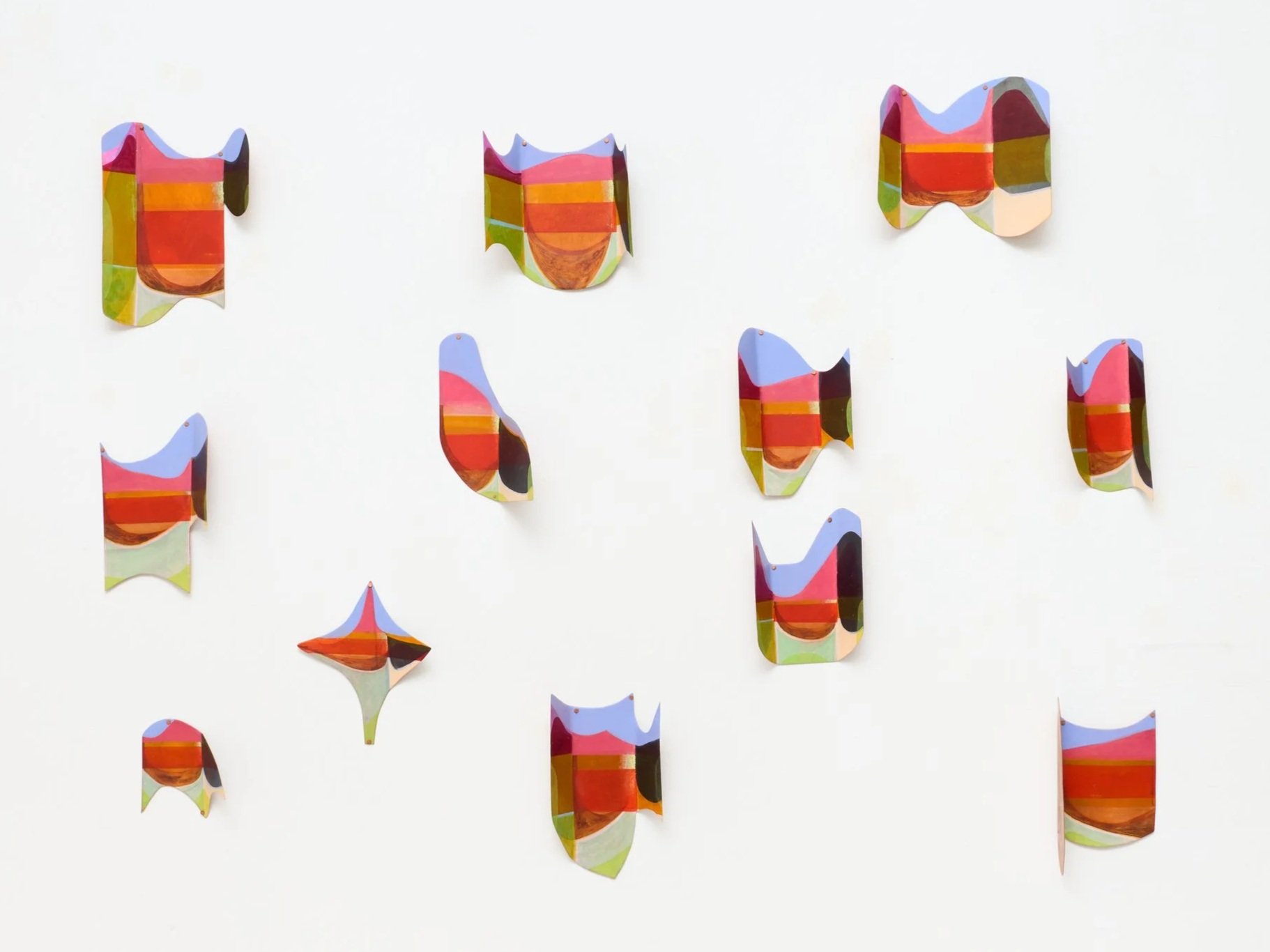 Amphorae, 2026, oil on copper, 33 x 42 x 2 1/2 inches