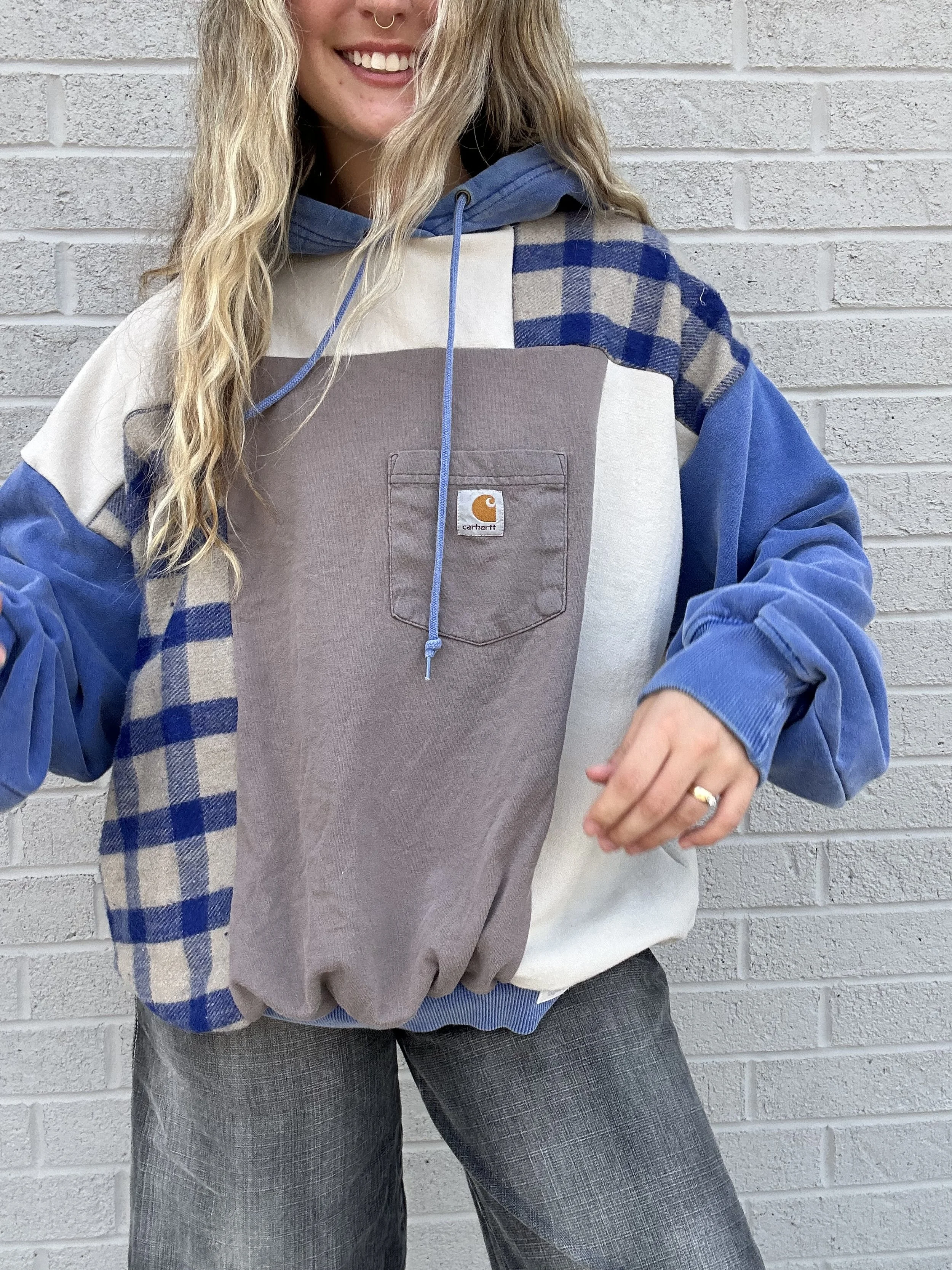 CUSTOM PATCHWORK HOODIE