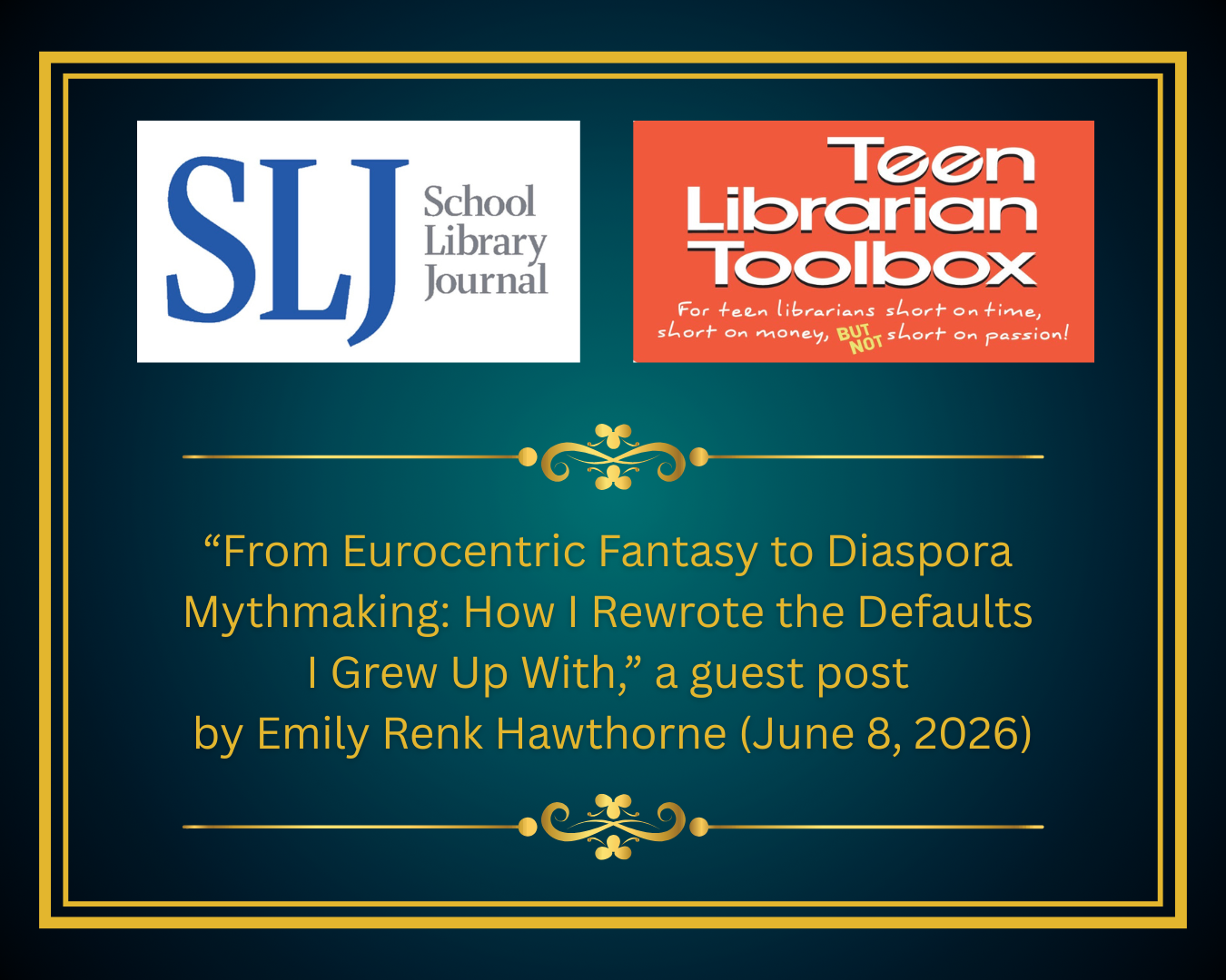 Icon for Emily Renk Hawthorne's School Library Journal Teen Librarian Toolbox article