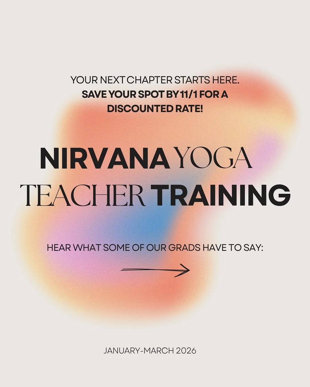 Thinking about taking the leap into yoga teacher training? 💭
Swipe to hear what some of our grads have to say about their journeys 💫 and join us Jan-Mar 2026. 
DM us with any questions you have about this amazing program designed by @kulagrandrap