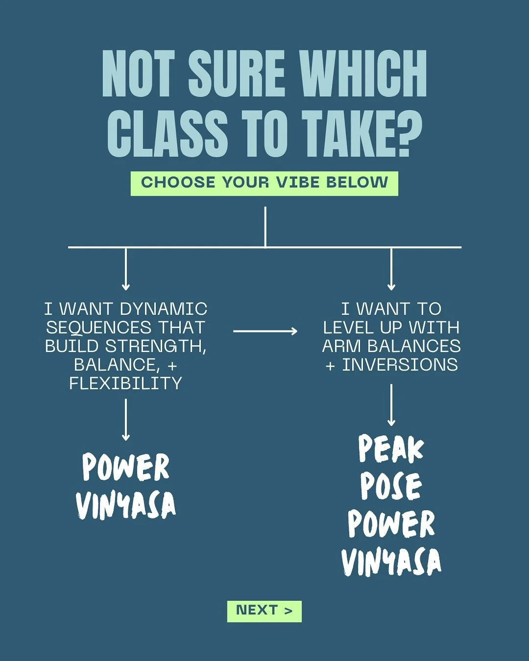 Options are GOOD. And at Nirvana you can choose what your body and energy actually need 🤍 Our class variety offers a mix of strength, sweat, grounding, and stillness... all in one community and one place.

Swipe to choose the vibe you want on your m