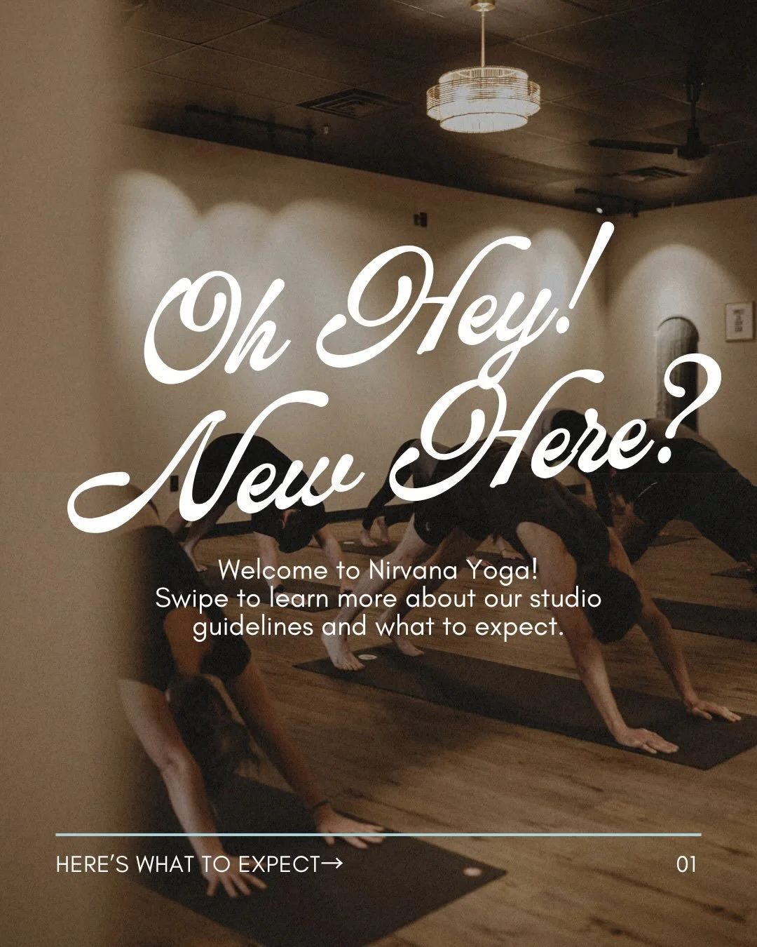 Hey! We don&rsquo;t care if you can&rsquo;t touch your toes (!!) 

During Nirvana Yoga classes, you:
💫 Move your body
💫 Build strength
💫 Release stress
💫 Vibe to playlists you can&rsquo;t help but dance to
💫 Flow in a space that&rsquo;s welcomin