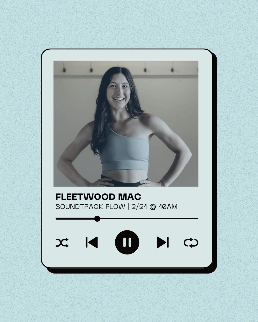 You can go your own way&hellip; but we hope it leads you to Fleetwood Mac Soundtrack Flow this Saturday 🤍🔮

MONTHLY SOUNDTRACK FLOW: 
FLEETWOOD MAC 🥁🌻✨
SAT, FEB 21 @ 10AM

Jam out with Chelsea to one of her ✨favs✨ and save your spot on the Glofox