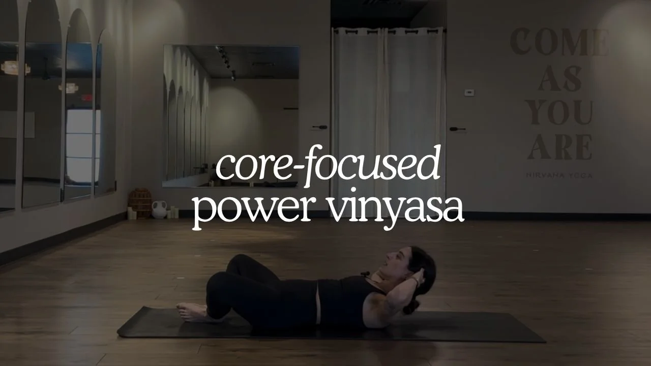 20-Min Core-Focused Power Vinyasa